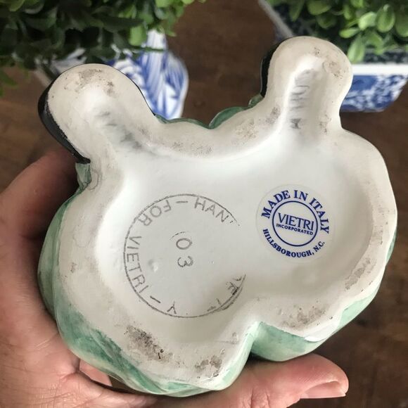 VIETRI Italy figural pitcher female jester colorful whimsical figure - Picture 3 of 4